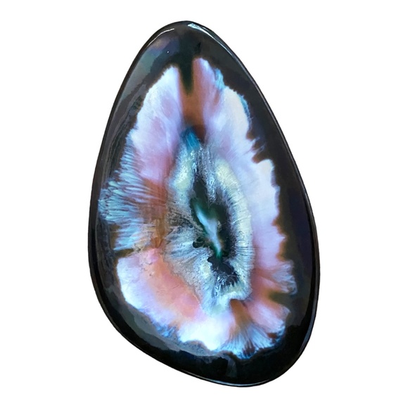 Vintage ccc Canada pottery, Mid-Century Modern Aurora Borealis dish - Picture 1 of 16